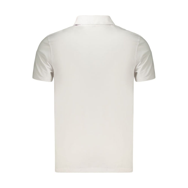Guess Jeans Bianco Baumwoll-Herrenpoloshirt