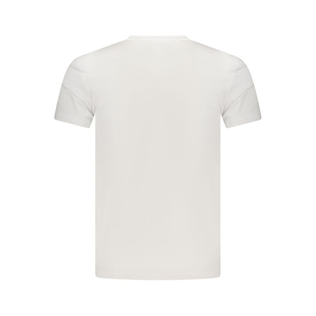 Guess Jeans Weißes Herren-T-Shirt aus Baumwolle