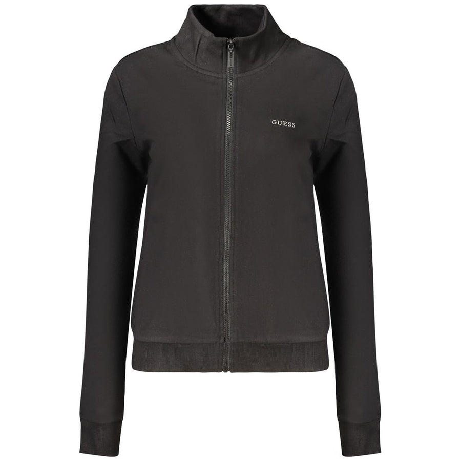 Guess Jeans Schwarzer Damen-Sweatshirt aus Modal