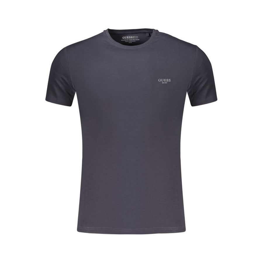 Guess Men's Blue Cotton T-Shirt