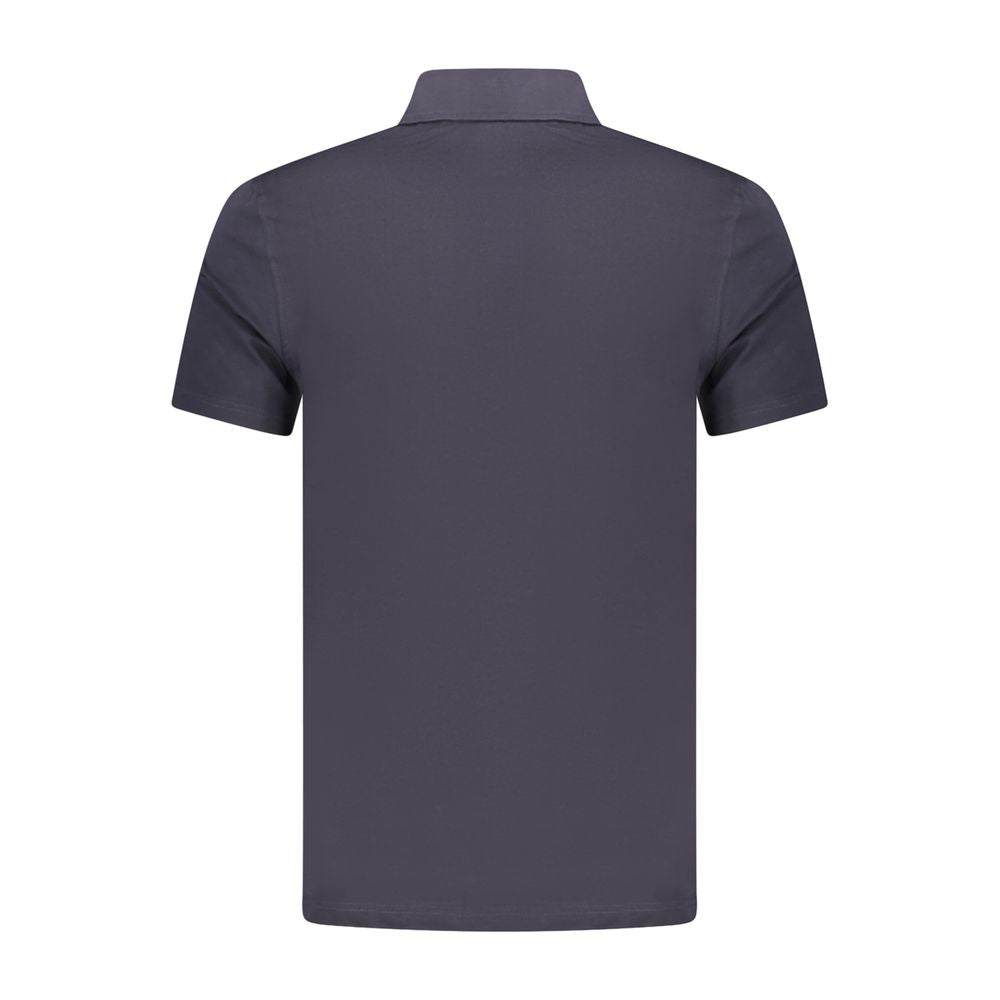 Guess Jeans Men's Blue Cotton Polo Shirt