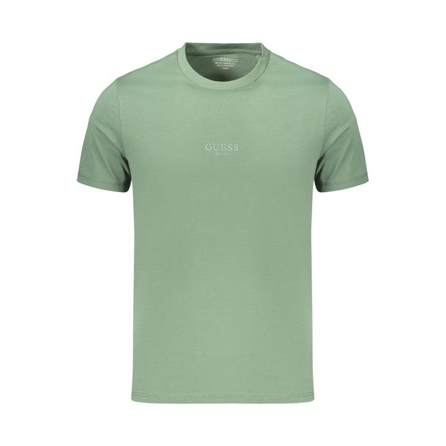 Guess Jeans Grünes Baumwoll-T-Shirt für Herren