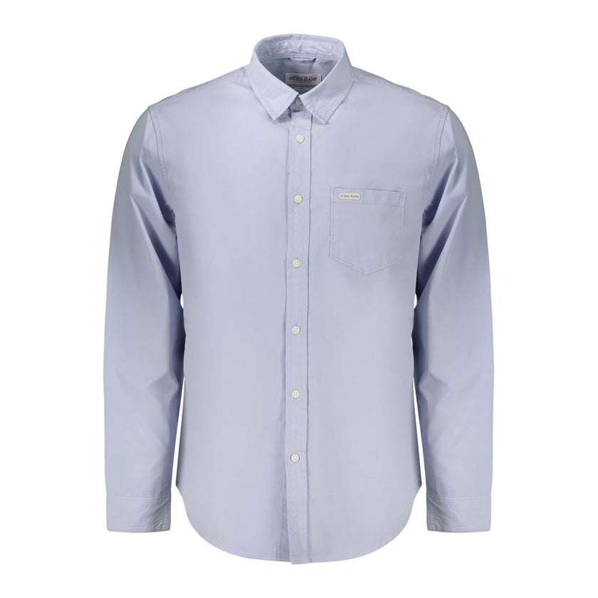 Guess Jeans Azzurro Baumwollhemd für Herren