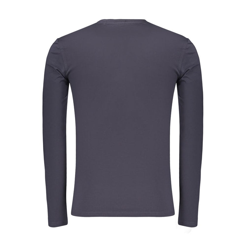 Guess Jeans Blaues Baumwoll-T-Shirt für Herren