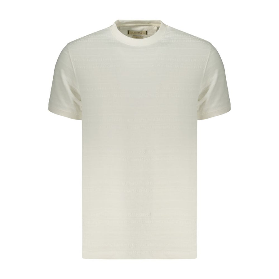 Guess Jeans Men's White Cotton T-Shirt