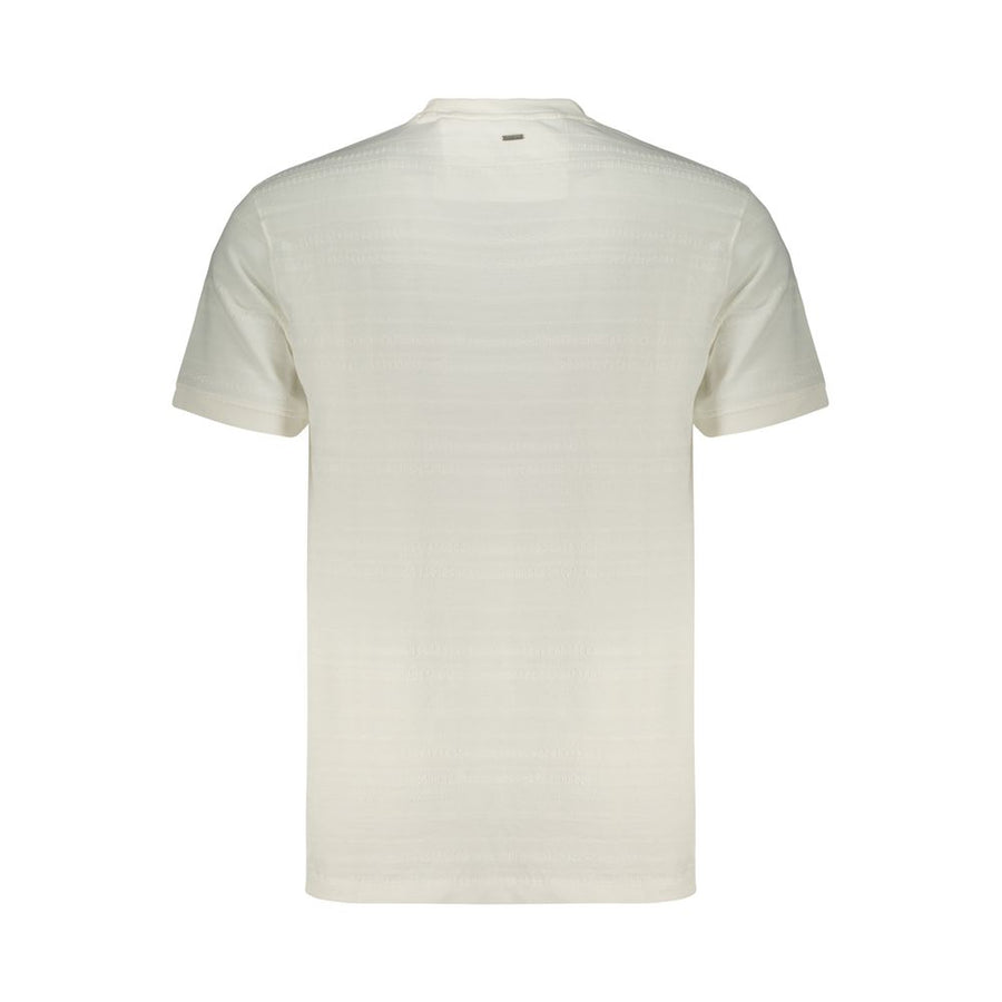 Guess Jeans Men's White Cotton T-Shirt