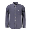 Guess Jeans Herrenhemd aus blauer Baumwolle