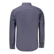 Guess Jeans Herrenhemd aus blauer Baumwolle