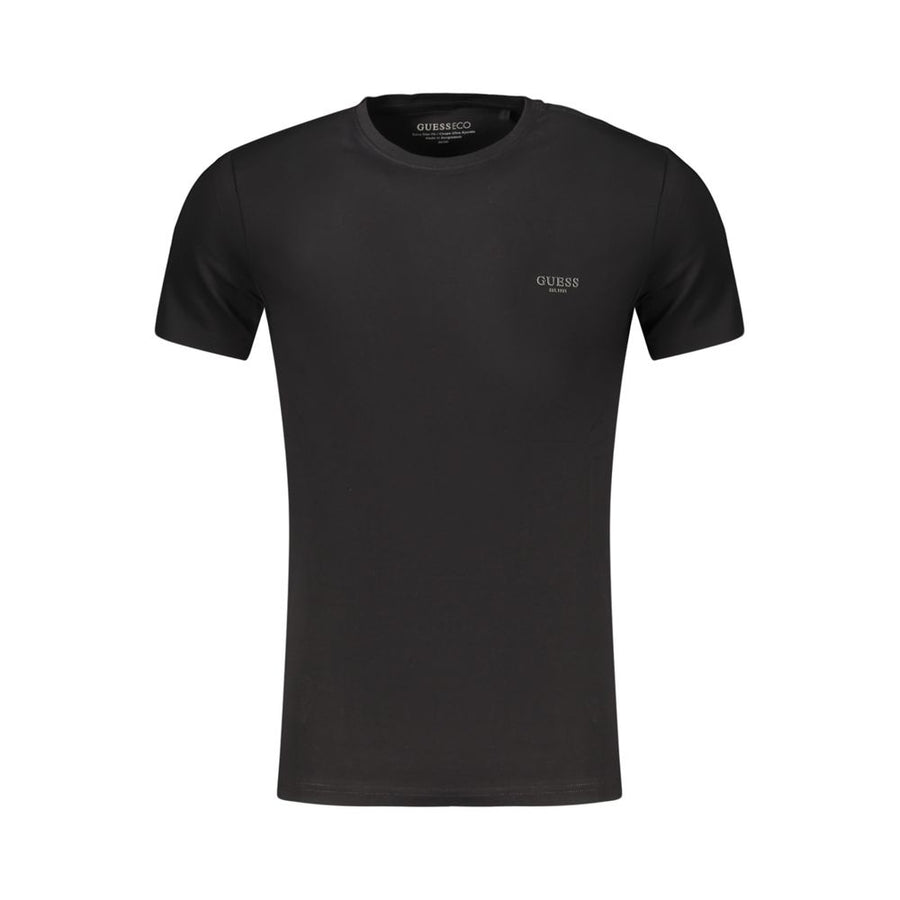 Guess Jeans Men's Black Cotton T-Shirt