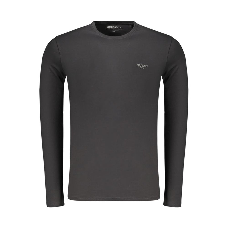 Guess Jeans Men's Black Cotton T-Shirt