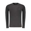 Guess Jeans Schwarzes Baumwoll-T-Shirt für Herren