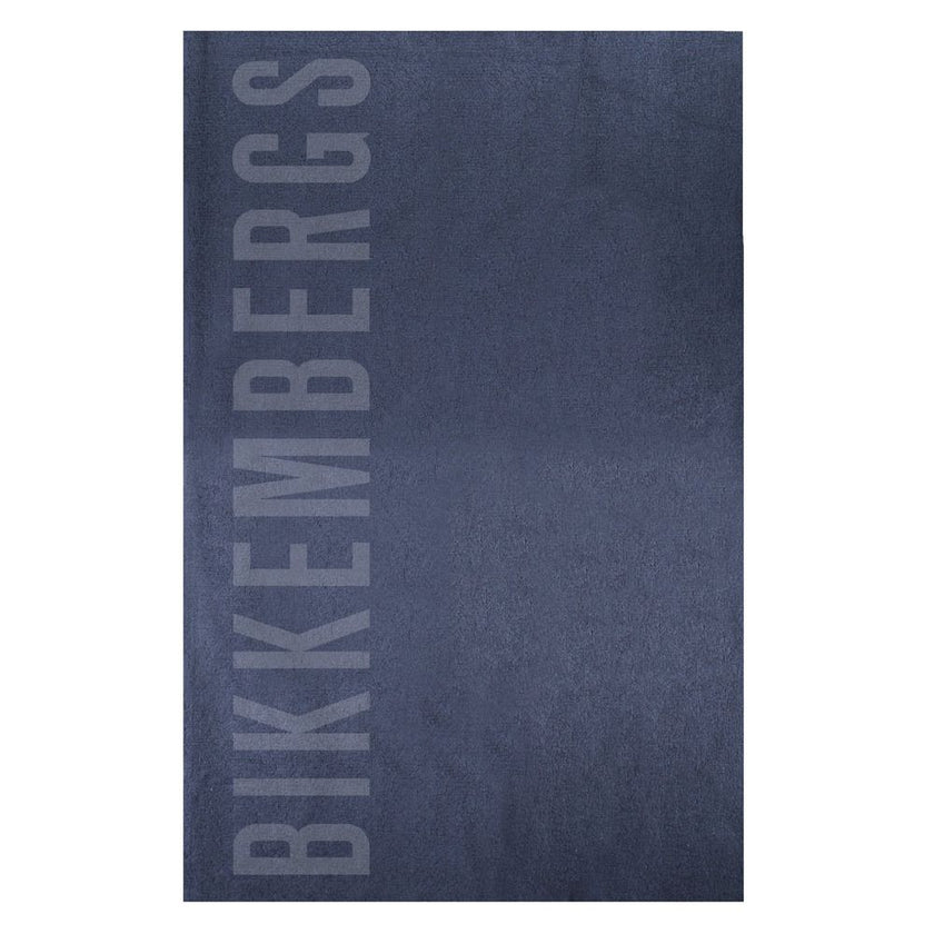 Bikkembergs Blaues Baumwollhandtuch für Herren