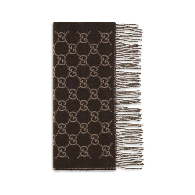 Gucci Brauner Kaschmirschal