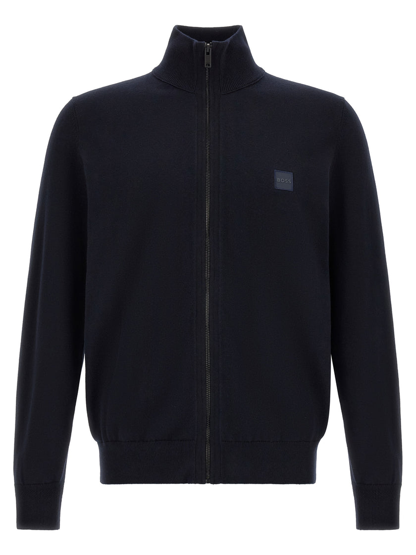 Hugo Boss Blauer Baumwollcardigan