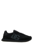 Dolce & Gabbana Schwarze Kalbsleder-Sneaker