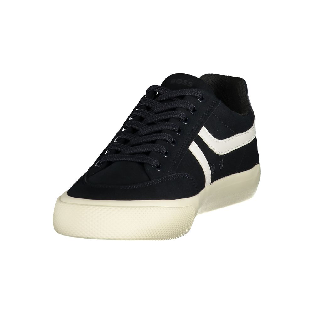 Hugo Boss Men's Blue Polyurethane Sneakers