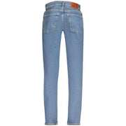 Hugo Boss blaue Herren-Jeans aus Baumwolle, Slim-Tapered, 5-Pocket-Design