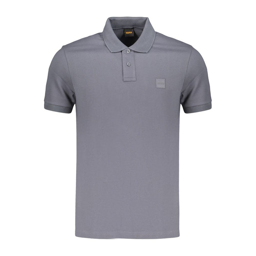 Hugo Boss Blaues Baumwoll-Poloshirt für Herren