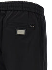 Dolce & Gabbana Schwarze Baumwoll-Freizeithose