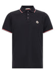 Moncler Blaues Baumwoll-Polohemd