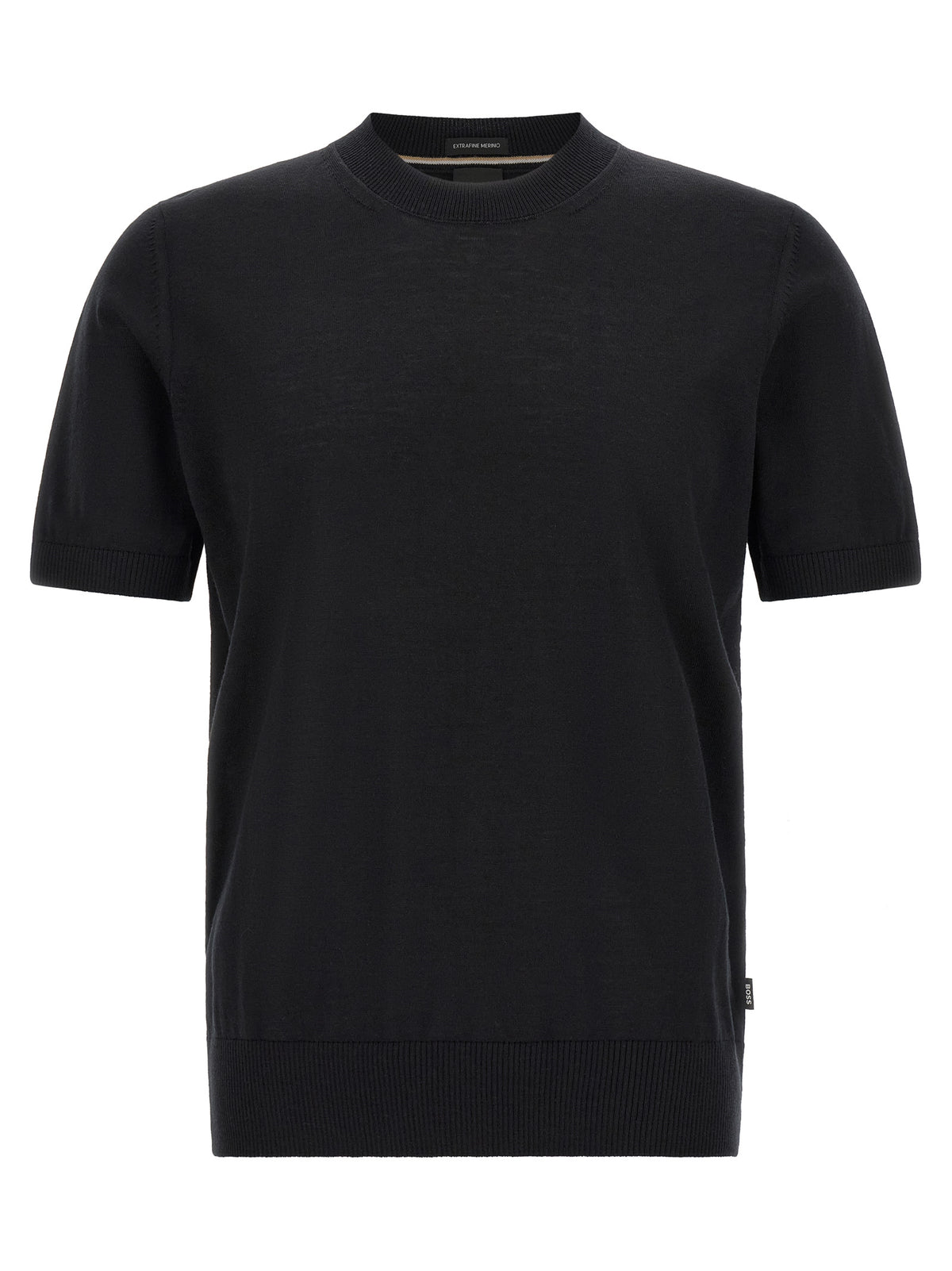 Hugo Boss Black T-Shirt in Pure Virgin Wool