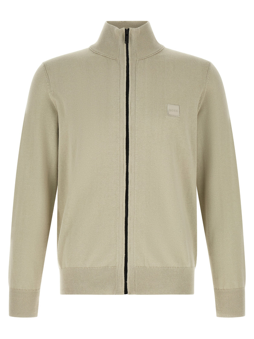 Hugo Boss Beige Cotton Cardigan