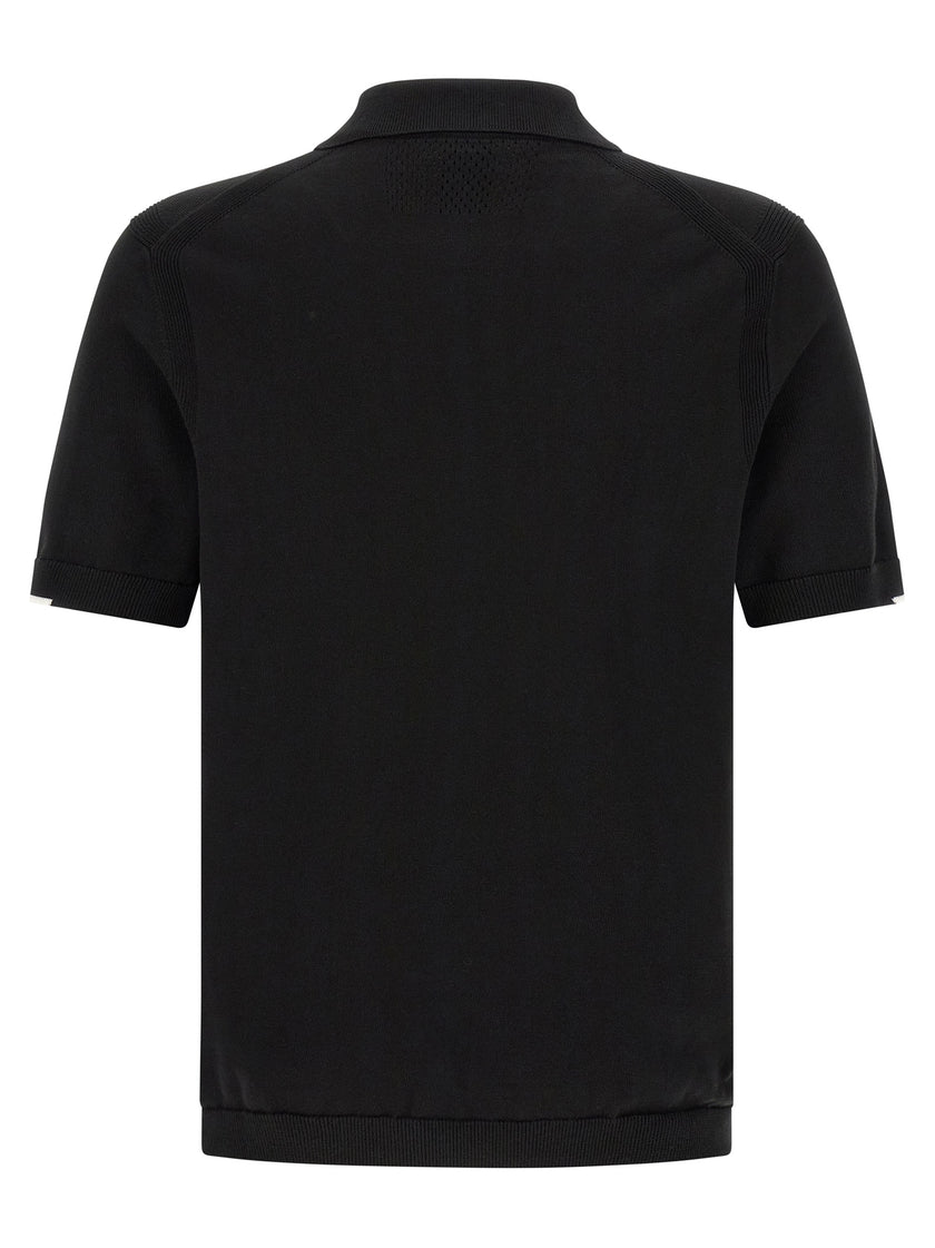 Hugo Boss Schwarzes Baumwoll-Poloshirt