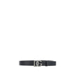 Dolce & Gabbana Schwarzer Kalbsleder Bos Taurus Regular Gürtel