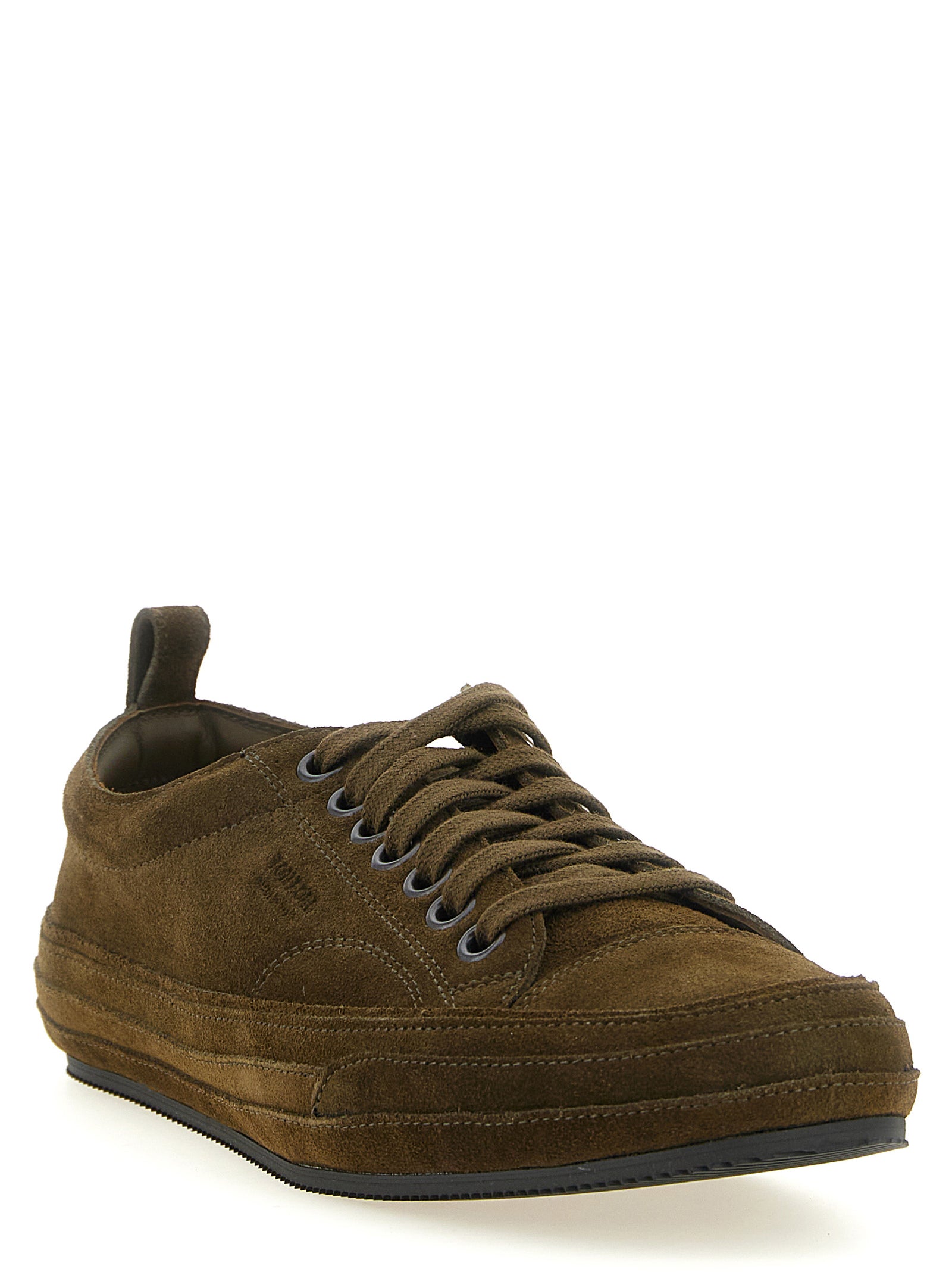 Tom Ford Bicolor Leather Low Top Sneakers