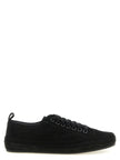Tom Ford Schwarze Leder Low-Top-Sneaker