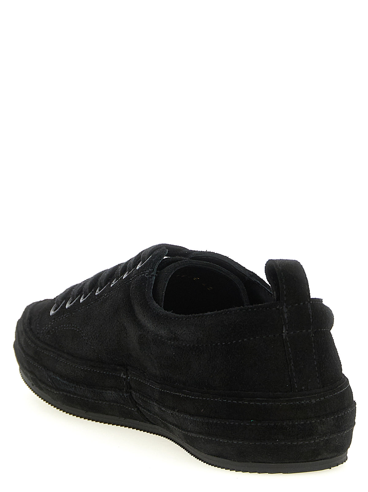 Tom Ford Black Leather Low-Top Sneakers