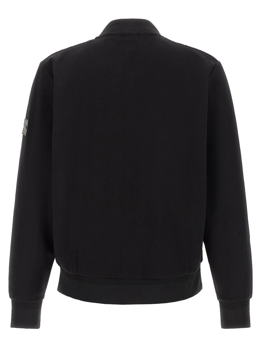 Hugo Boss Schwarzer Baumwoll-Sweatshirt