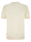 Hugo Boss Weißes T-Shirt aus reiner Schurwolle
