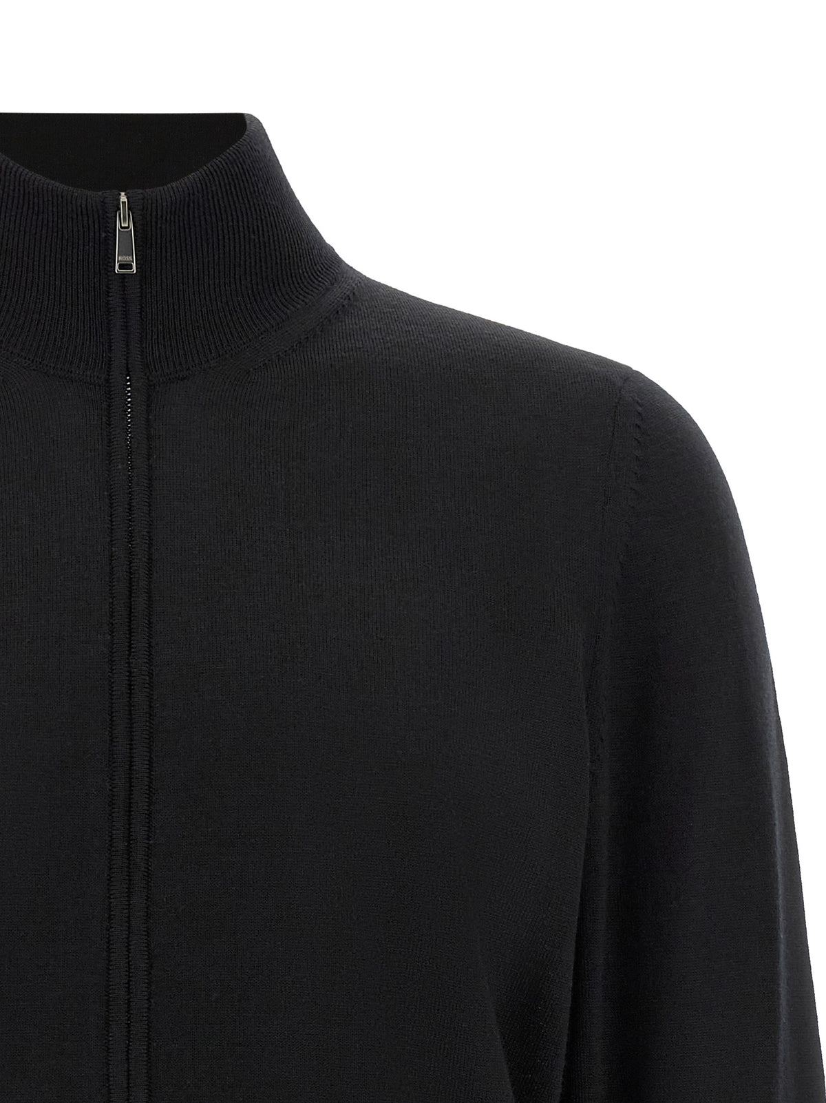 Hugo Boss Black Virgin Wool Cardigan