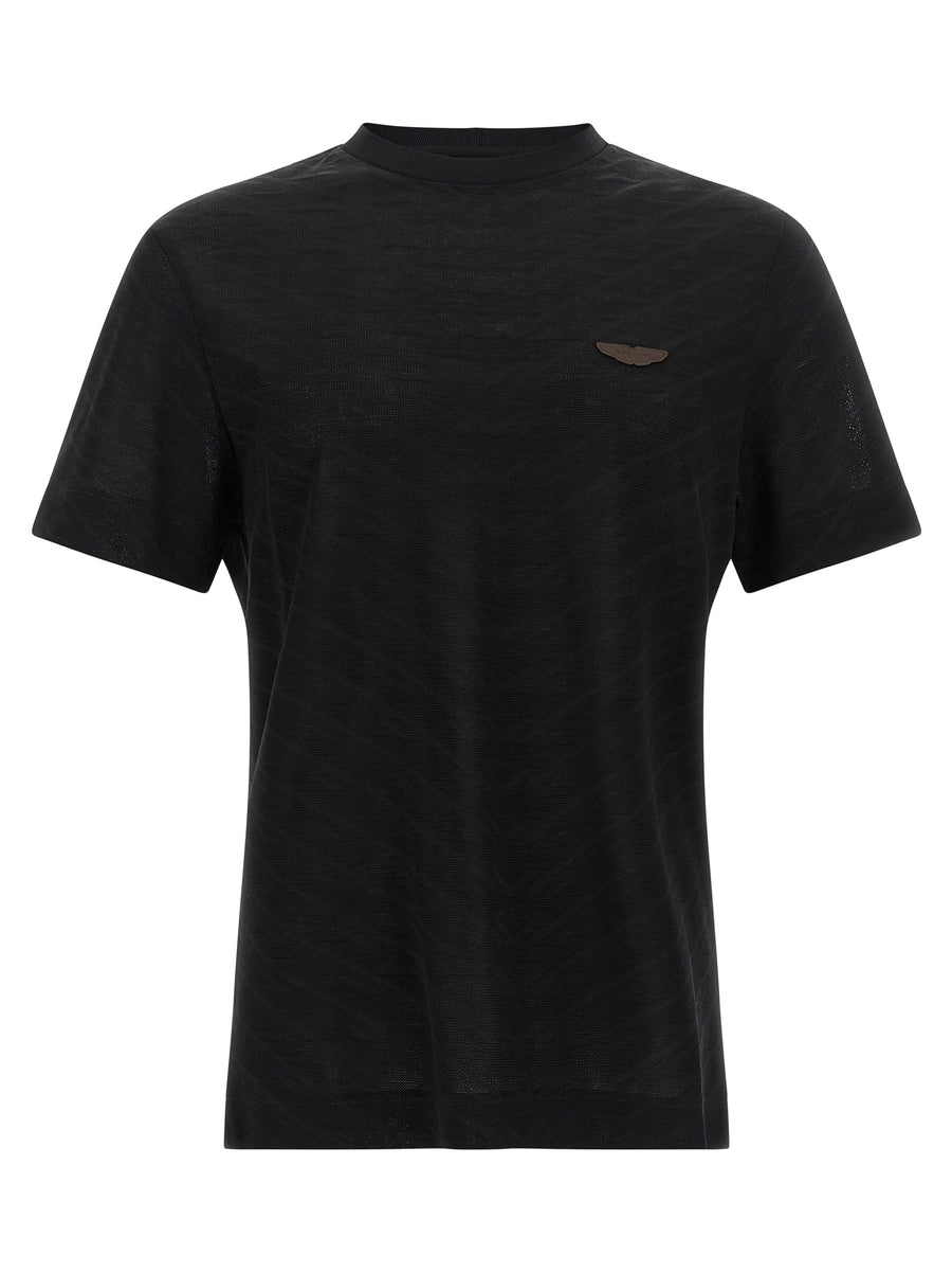 Hugo Boss Black Cotton T-Shirt