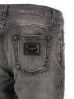 Dolce & Gabbana Graue Jeans aus Baumwolle