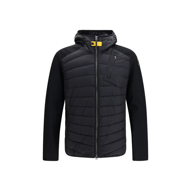 Parajumpers schwarze Gänsedaunenjacke, durchgehend