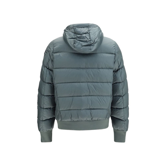 Parajumpers Zweifarbige Daunenjacke in voller Länge