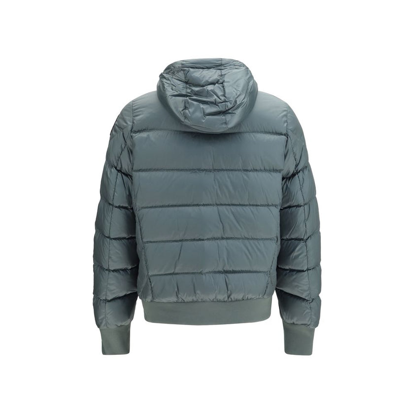 Parajumpers Zweifarbige Daunenjacke in voller Länge
