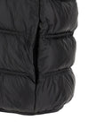 Moncler Schwarze ärmellose Jacke aus Polyamid