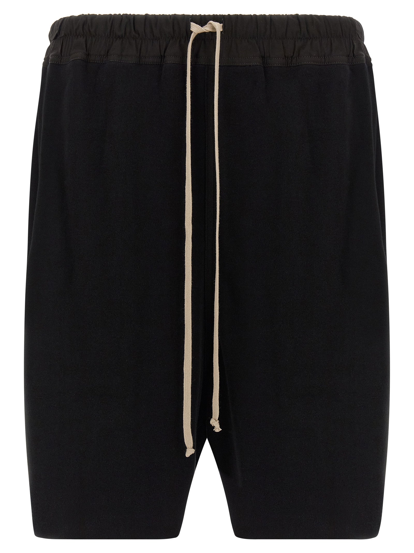 Rick Owens Schwarze Baumwoll-Bermudashorts