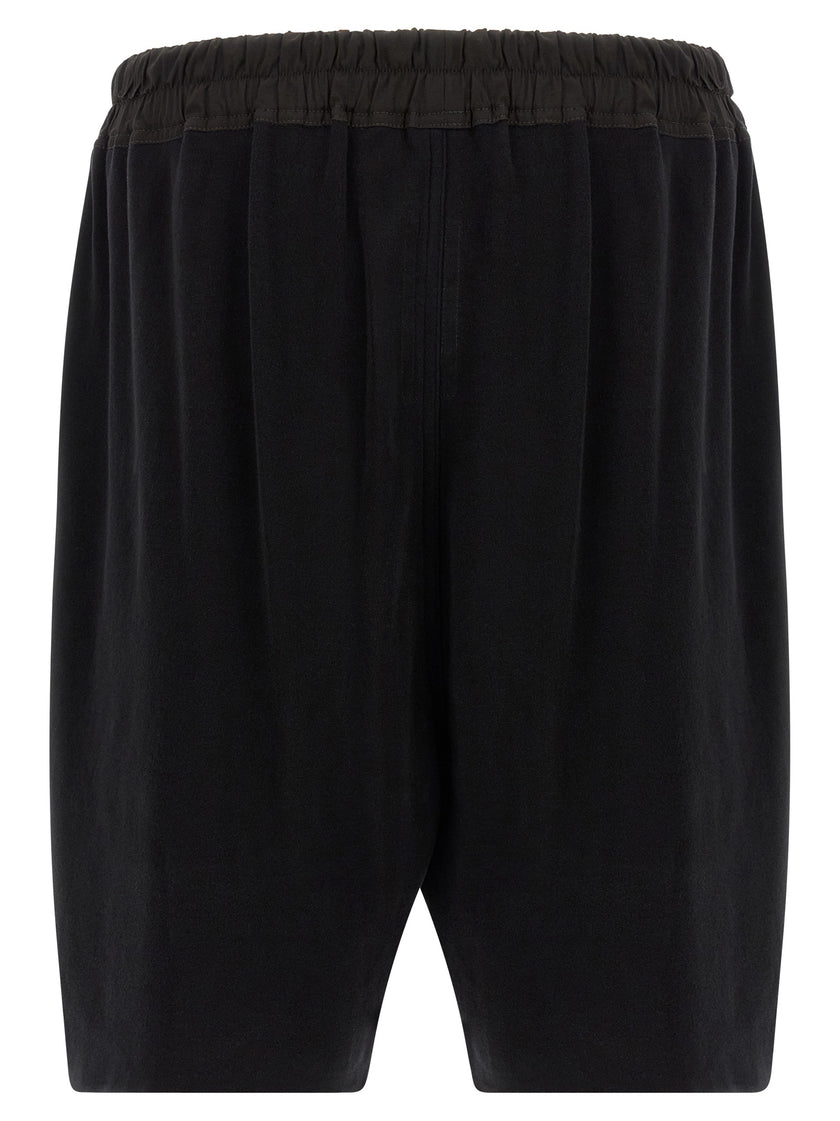 Rick Owens Schwarze Baumwoll-Bermudashorts