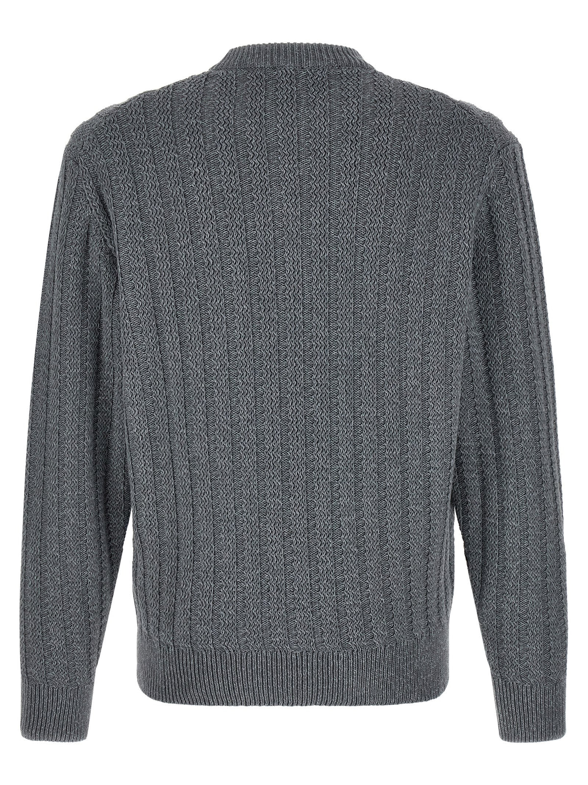 Hugo Boss Grey Cotton Cardigan