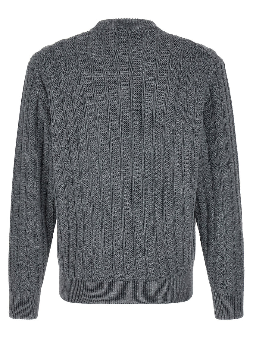 Hugo Boss Grauer Baumwollcardigan