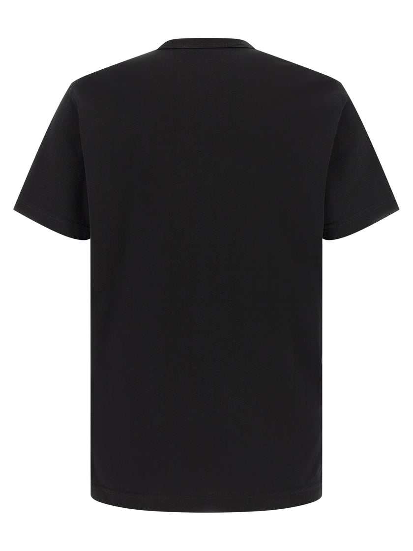 Dolce & Gabbana Schwarzes Baumwoll-T-Shirt