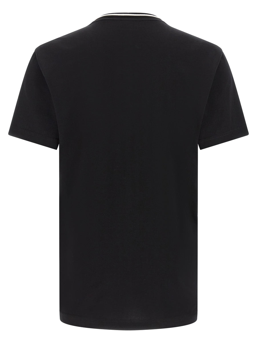 Dolce & Gabbana Black Cotton T-Shirt