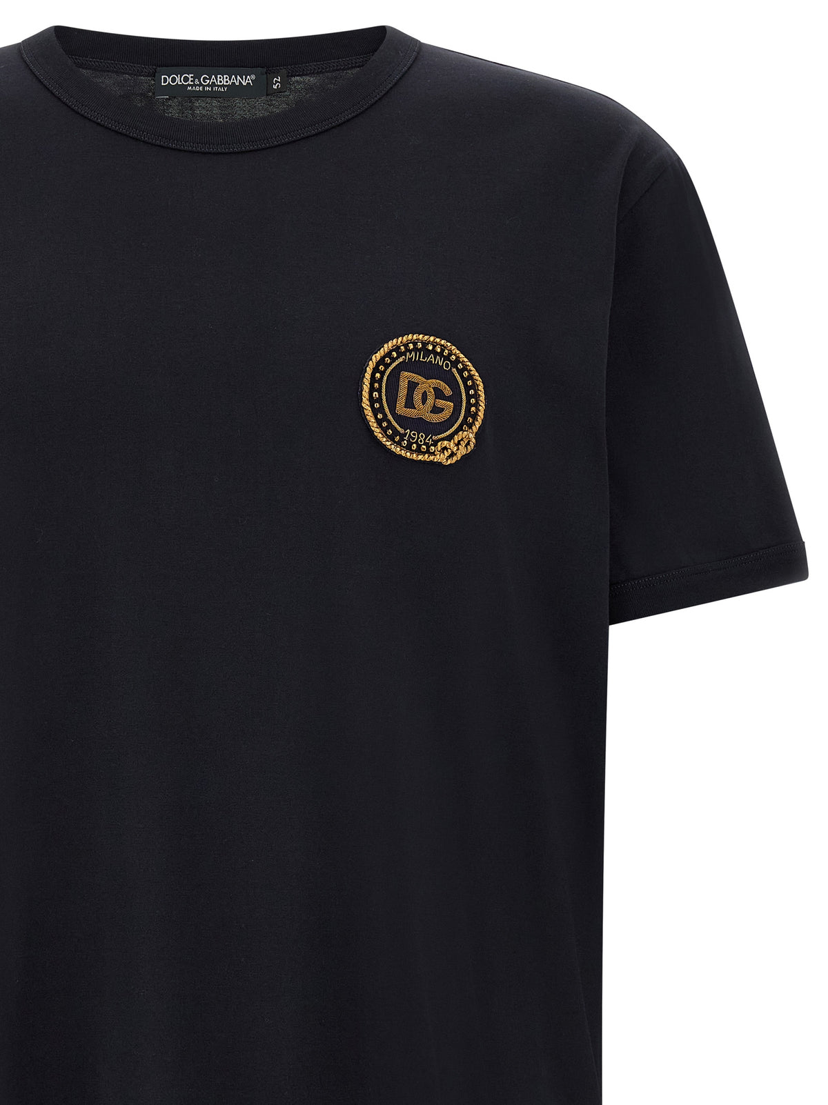Dolce & Gabbana Blaues Baumwoll-T-Shirt
