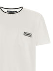 Dolce & Gabbana Weißes Baumwoll-T-Shirt
