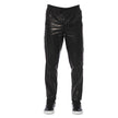 Trussardi Schwarze Herrenhose aus Lammleder