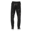 Trussardi Schwarze Herrenhose aus Lammleder